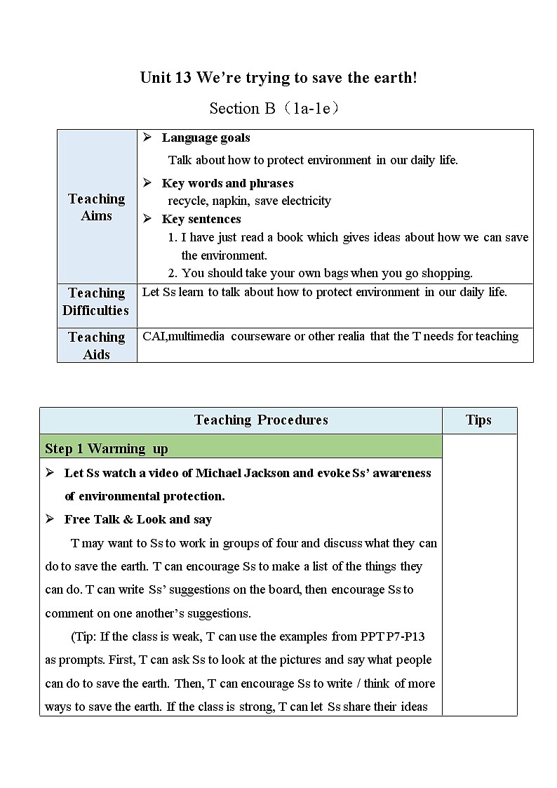 Unit 13 Section B(1a-1e)（课件+教案+素材）-2022-2023学年九年级英语人教版全册01