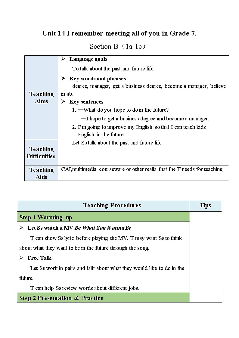 Unit 14 Section B (1a-1e)第1页