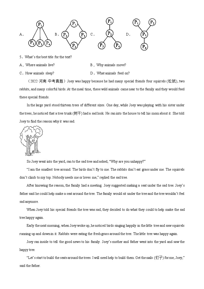 专题02 阅读理解-5年（2018-2022）中考1年模拟英语真题分项汇编（河南专用）（原卷版）第2页