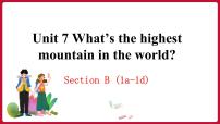 初中英语人教新目标 (Go for it) 版八年级下册Section B授课ppt课件
