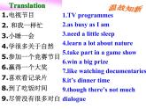 Unit6 TV programmes Reading1课件 译林版英语九年级上册