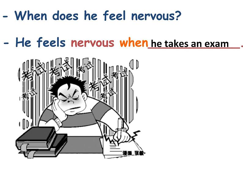 八年级下册Module 1 Feelings and impressions Unit 2 I feel nervous when I speak Chinese 课件04