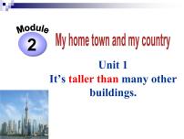 初中英语外研版 (新标准)八年级上册Unit 1 It's taller than many other buildings.课文课件ppt