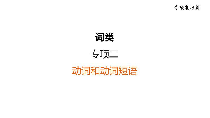 中考英语复习词类专项二教学课件第1页