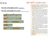 八年級(jí)下冊(cè)Module 7 Summer in Los AngelesUnit 2 Fill out a form and come to learn English in LA課件