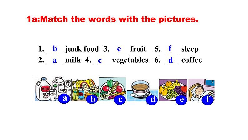 人教新目标(Go for it)版八年级上册Unit 2 How often do you exercise SectionB1a-1e 课件02