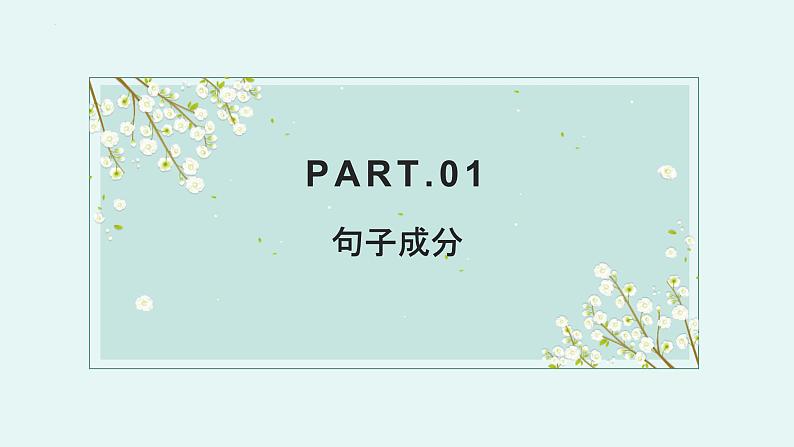 1.11 句子的种类与成分(含PPT)-备战2023年中考英语一轮复习语法知识+语篇能力双清(通用版)02