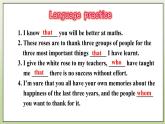 Module 8 My future life Unit 3 Language in use課件+練習(xí)+音頻