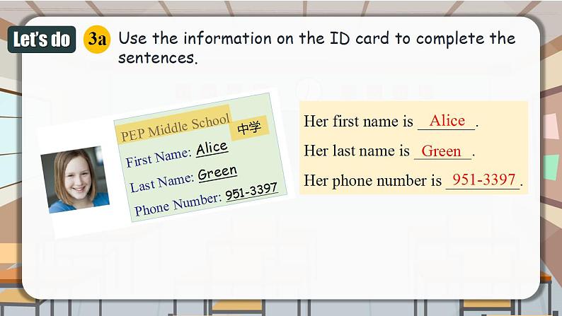 Unit 1 第5课时 (Section B 3a-selfcheck)   课件 -人教版英语七年级上册05