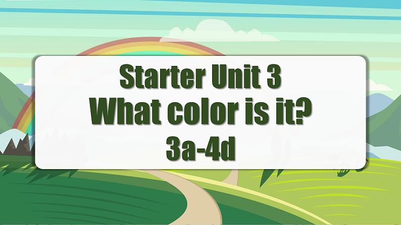 Starter Unit3 第2课时 (3a-4d)  课件 -人教版英语七年级上册01