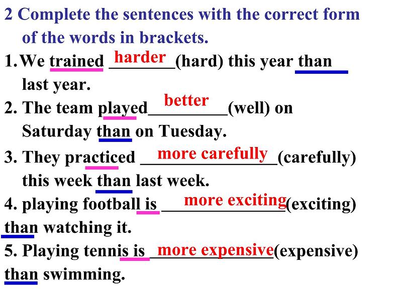 八年级上册  Module 3 Sports.  Unit 3 Language in use .课件第3页