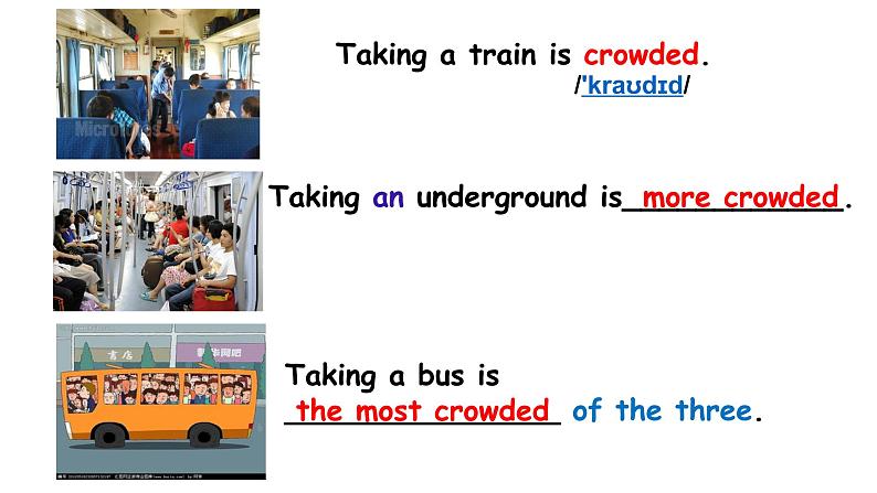 八年级上册Module 4 Planes, ships and trains .Unit 1 He lives the farthest from school.课件第5页