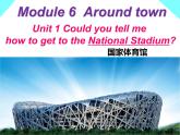 七年级下册Module 6 Around town Unit 1 Could you tell me how to get to the National Stadium课件
