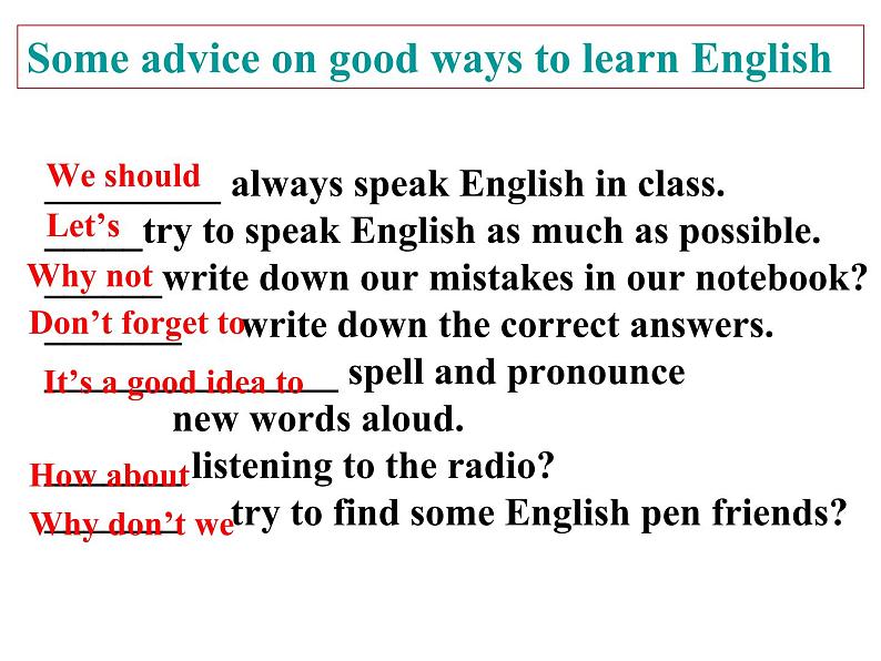 八年级上册  Module 1 How to learn English  Unit 3课件02