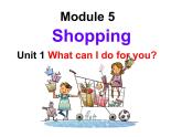 外研版七年级下册Module 5 ShoppingUnit 1 What can I do for you课件