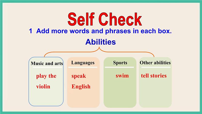 Unit 1 Section B 3a-Self Check 课件07