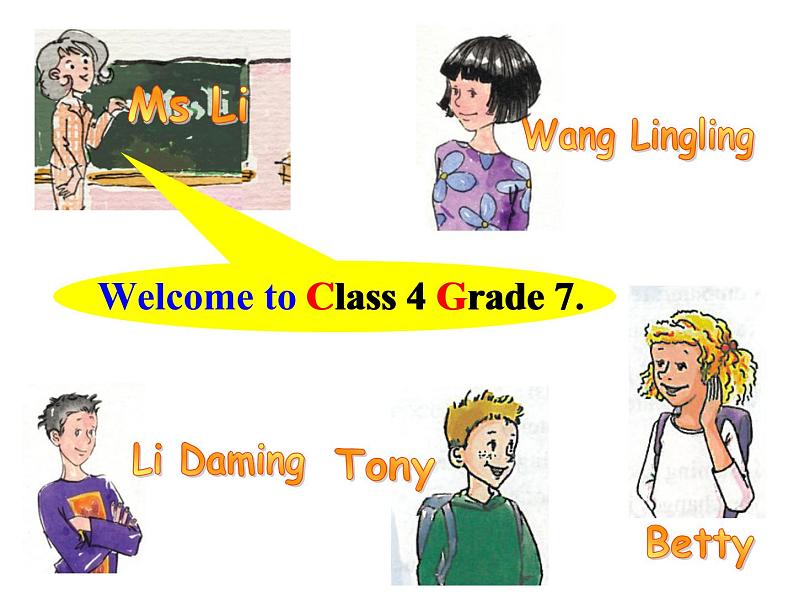 七年级上册Module 1 My classmatesUnit 1 Nice to meet you.课件05