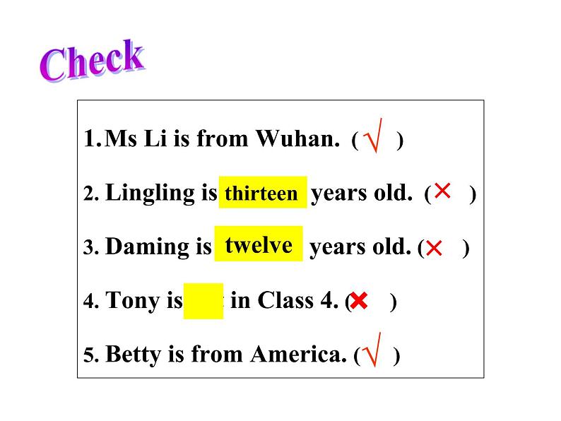 七年级上册Module 1 My classmatesUnit 1 Nice to meet you.课件08