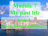 七年级下册  Module 7 My past life  Unit 1 I was born in a small village.课件