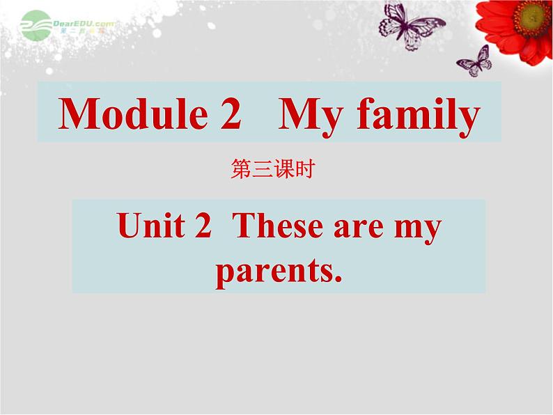 外研版初中英语七年级上册《Module 2》Unit2 第三课时  课件第1页