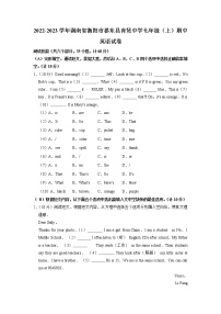 湖南省衡阳市祁东县育贤中学2022-2023学年七年级上学期期中英语试卷