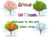 Unit7 Seasons Welcome to the unit 公开课课件 译林版英语八年级上册