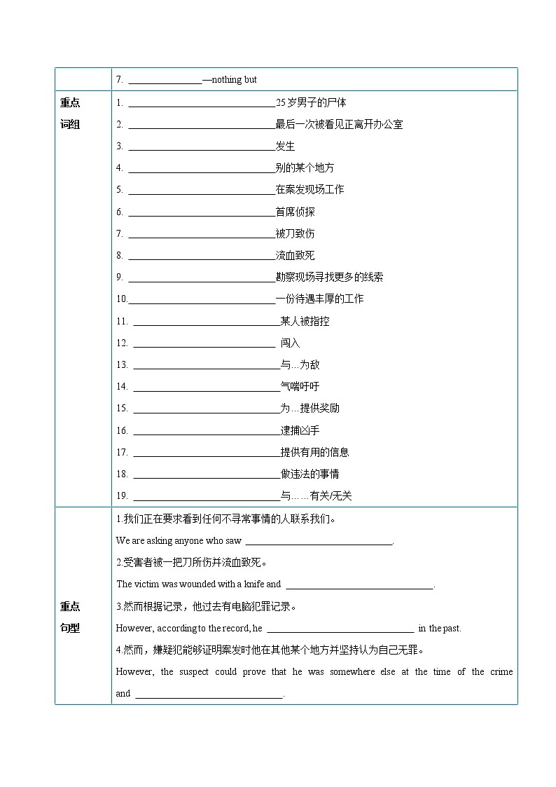 【同步练习】译林版初三英语上册 Unit8 第2课时 Reading（精品讲义）02