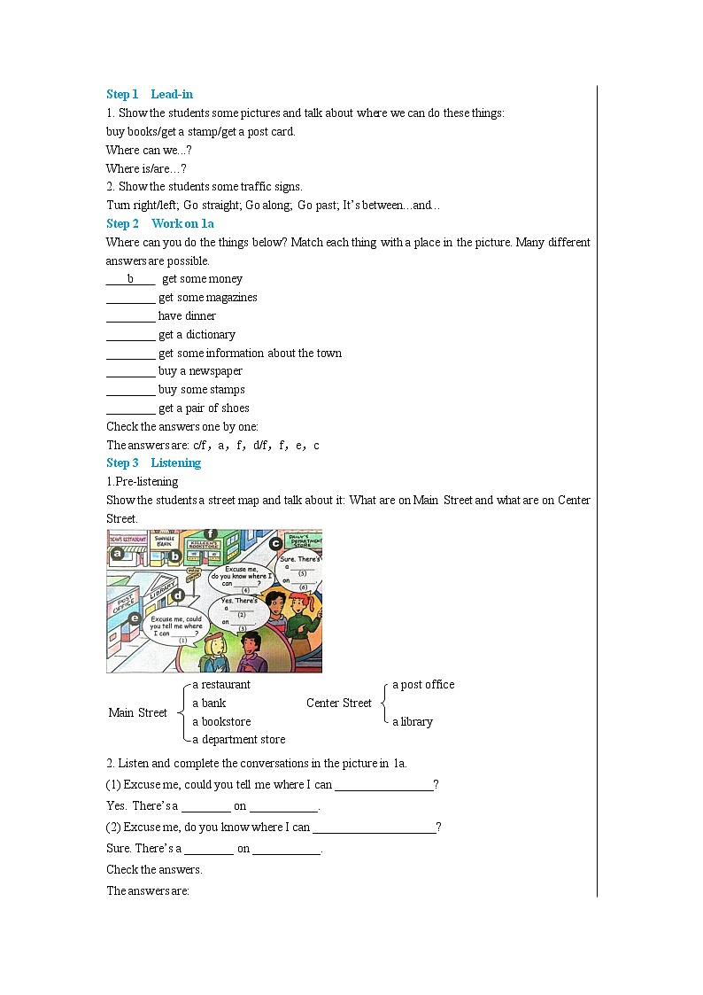UNIT 3 Section A（1a—2d）第1课时第2页