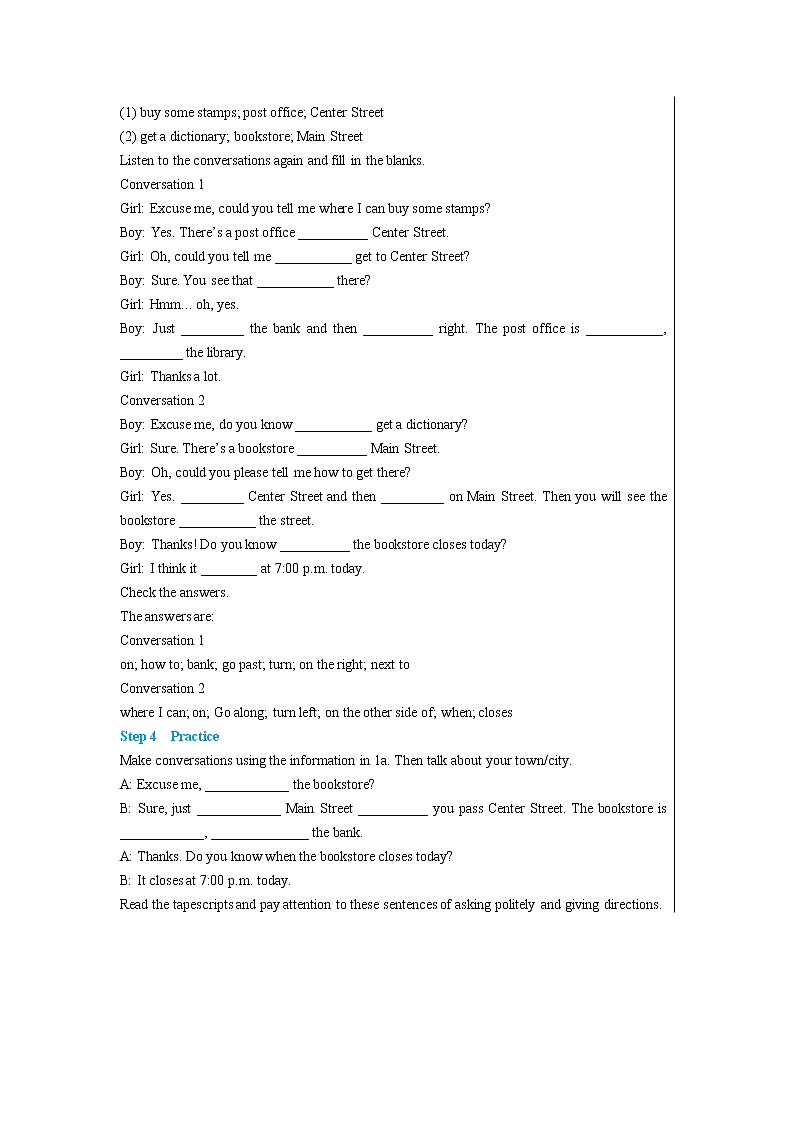 UNIT 3 Section A（1a—2d）第1课时第3页