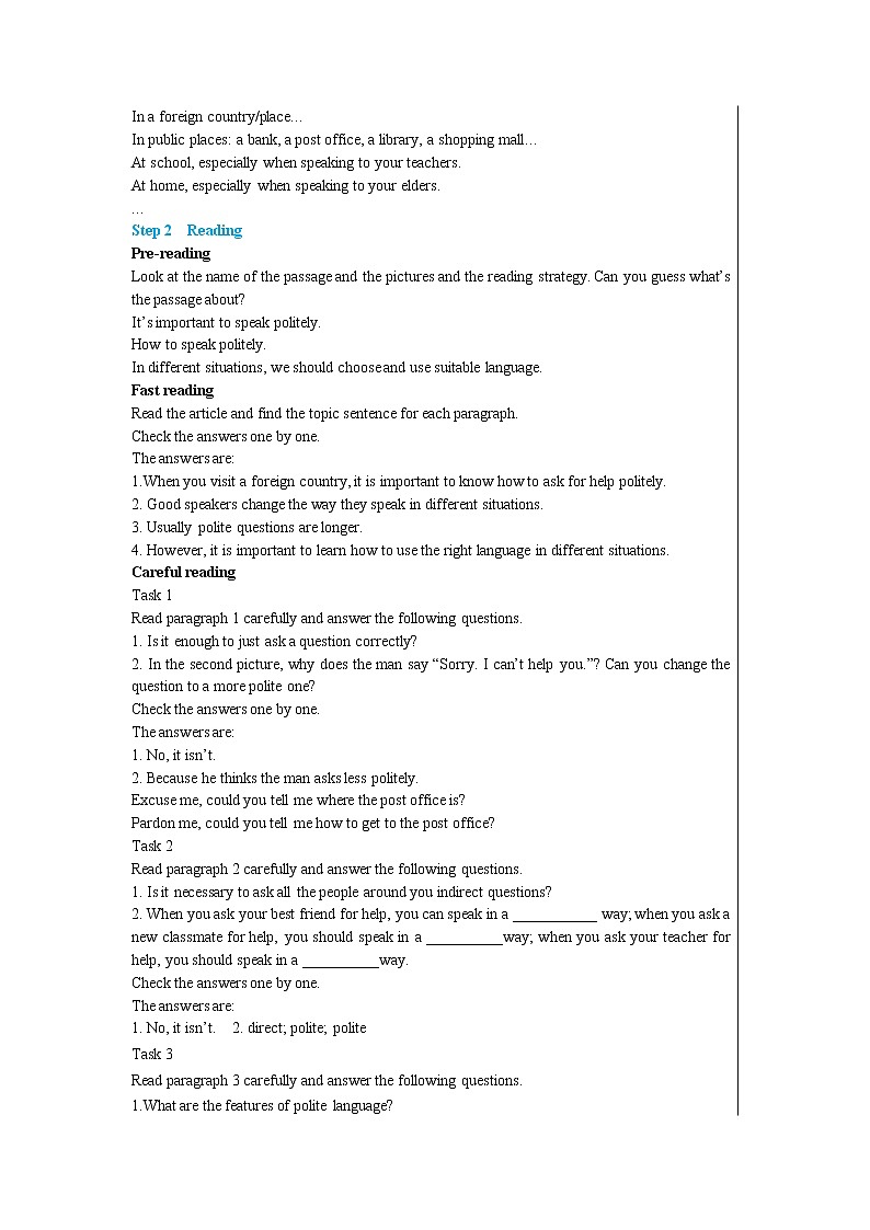 UNIT 3 Section B（2a—2d）第4课时第2页