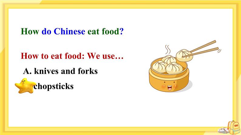 Module 6 Unit 2 Knives and forks are used for most Western food.（课件+教案+练习）06