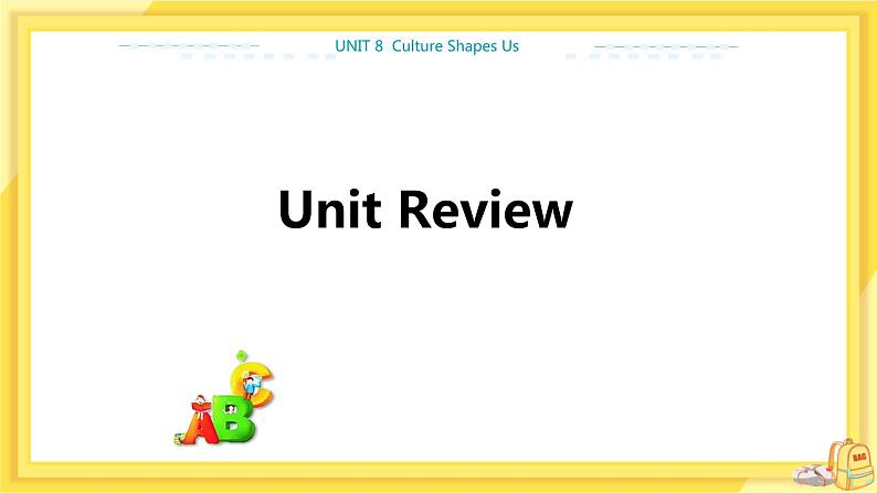 冀教版英语九年级下册 Unit 8 Unit Review 课件01