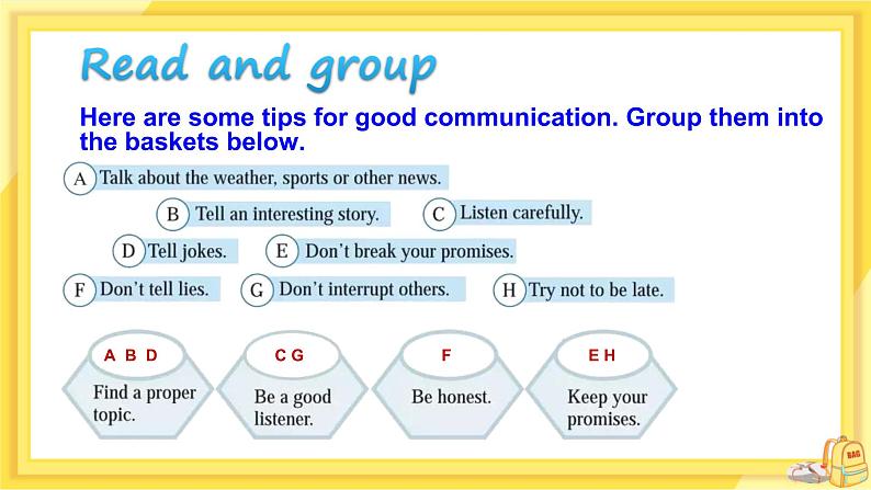 冀教版英语九年级下册 Unit 9 Lesson 50 Tips for Good Communication 课件07