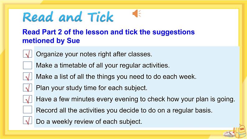 冀教版英语九年级下册 Unit 10 Lesson 56 Manage Your Time 课件07