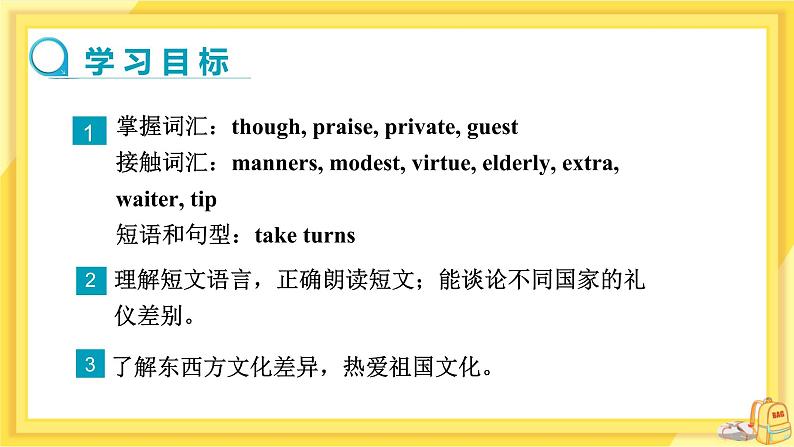 UNIT8 Lesson 45 Differert Manners（课件PPT）第2页