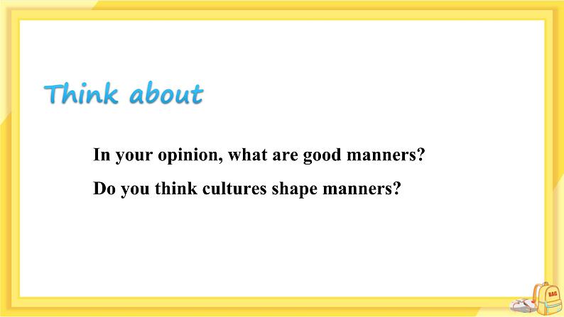 UNIT8 Lesson 45 Differert Manners（课件PPT）第4页