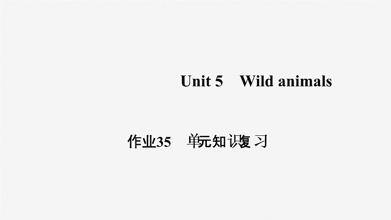 牛津译林版八年级英语上unit5 单元知识复习习题课件ppt01