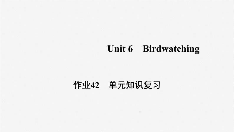 牛津译林版八年级英语上unit6 单元知识复习习题课件ppt01