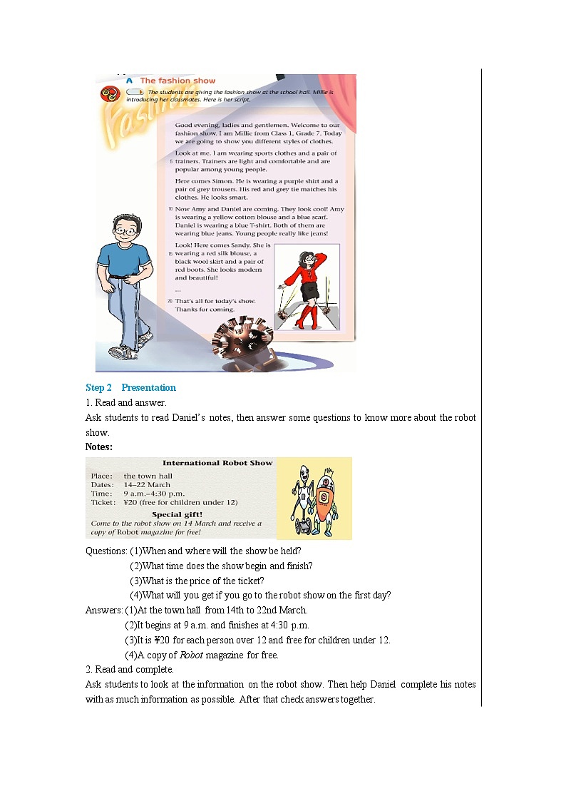 Unit 3 Integrated skills（课件+教案+练习）02