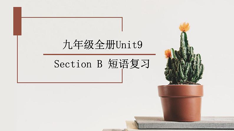 人教新目标（Go for it）九年级全册Unit9 Section B 短语复习课件第1页