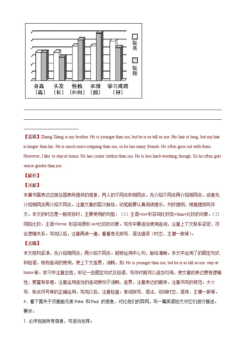 Unit 3 单元话题满分范文必背-2022-2023学年八年级英语上册单元重难点易错题精练（人教版）03