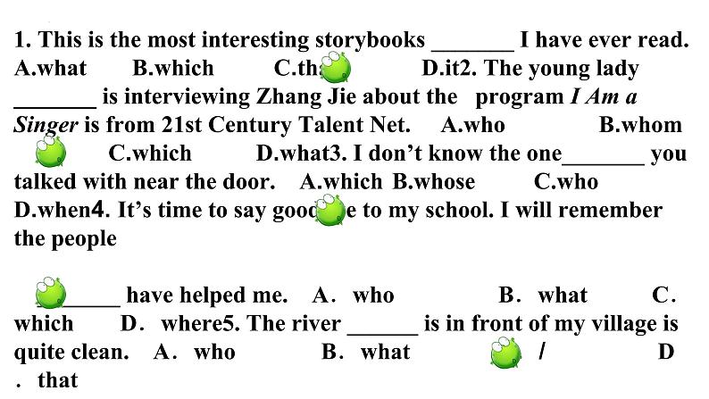 Unit8 语法练习课件 2022-2023学年牛津译林版英语九年级上册第3页