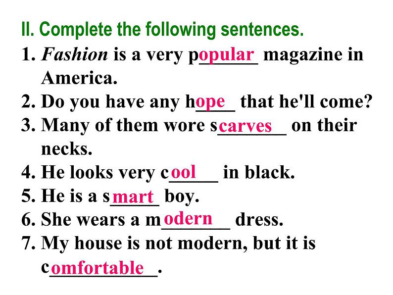 Unit8 Fashion Grammar课件 译林版英语七年级上册04