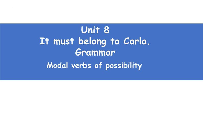 Unit8 SectionA Grammar Focus-3c 课件2022-2023学年人教版英语九年级全册第1页