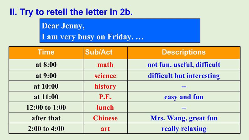 Unit 9 My favorite subject is science Section B（3a-Self Check）课件 2022-2023学年人教版英语七年级上册04