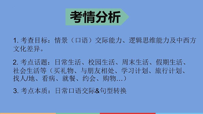 2023年中考英语二轮复习课件   专项训练之补全对话第5页