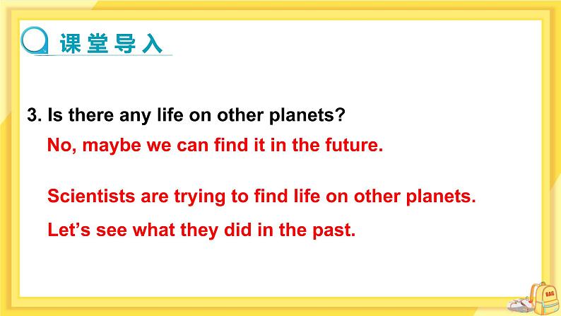 Module 3 Journey to space Unit 2 We have not found life on any other planets yet（课件+教案+练习）06
