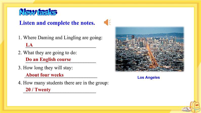 Module 7 Summer in Los Angeles Unit 1 Please write to me and send me some photos!（课件+教案+练习）06