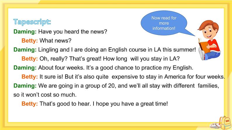 Module 7 Summer in Los Angeles Unit 1 Please write to me and send me some photos!（课件+教案+练习）07