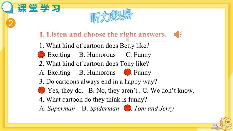 Module 5 Cartoon stories Unit 1 It's time to watch a cartoon（课件+教案+练习）07